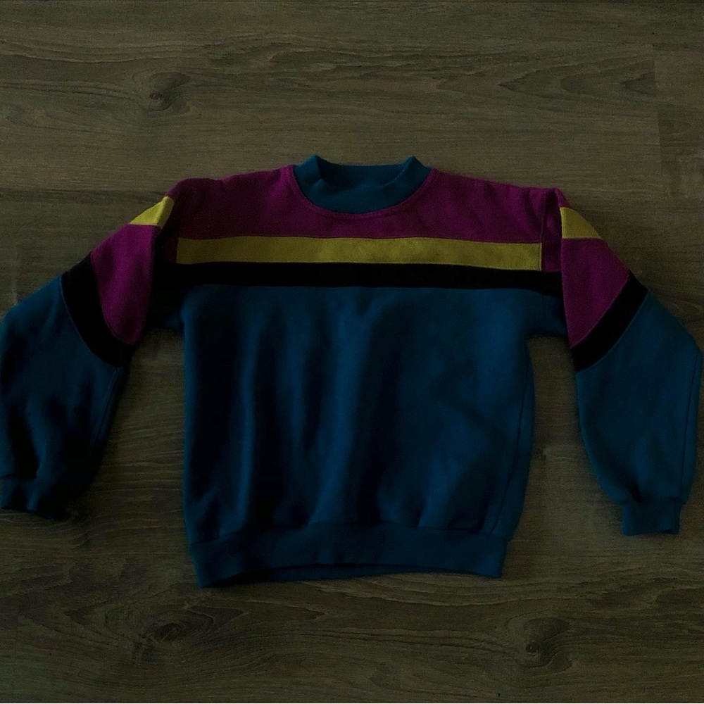 APPARATUS STRIPED MULTICOLOR CREWNECK